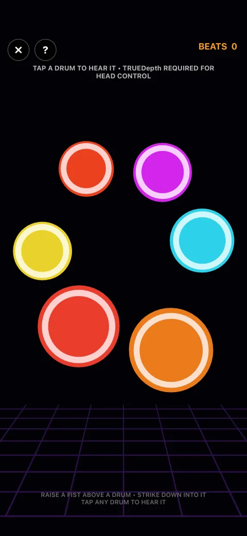 Air Drums gameplay screenshot