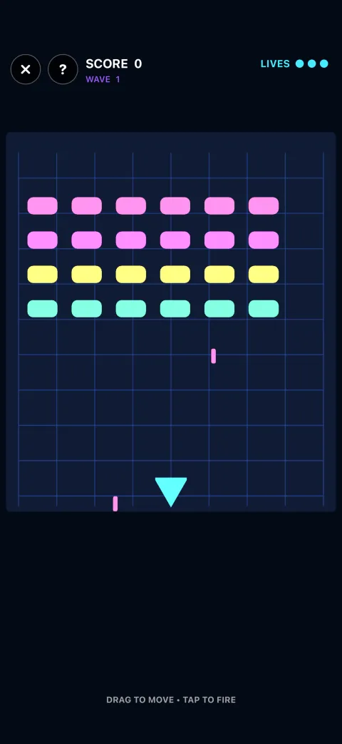 Nod Invaders gameplay screenshot